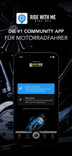 Ride With Me - Community Motorradfahrer App